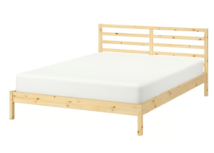 490.697.95 - TARVA Bed frame, pine/Luröy, Double
