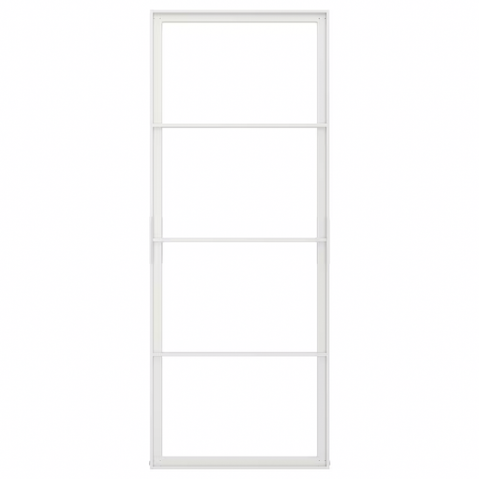 SKYTTA Sliding door frame, white, 77x196 cm