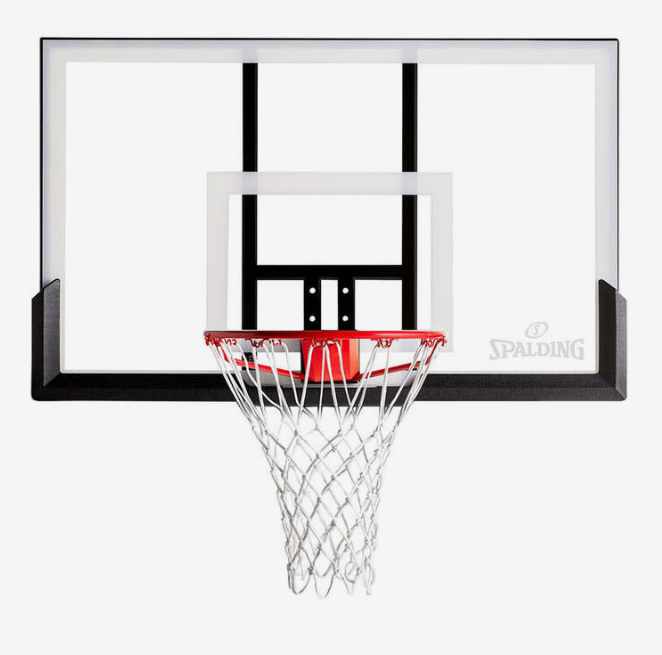 SPORT - Assemble Only - Spalding 52" NBA Acrylic Backboard and Bracket Combo