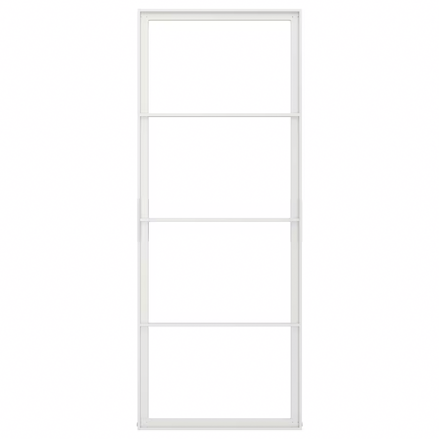 SKYTTA Sliding door frame, white, 77x196 cm