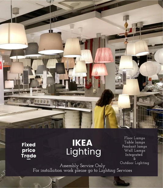 HÅRTE LED work lamp lilac/silver-colour